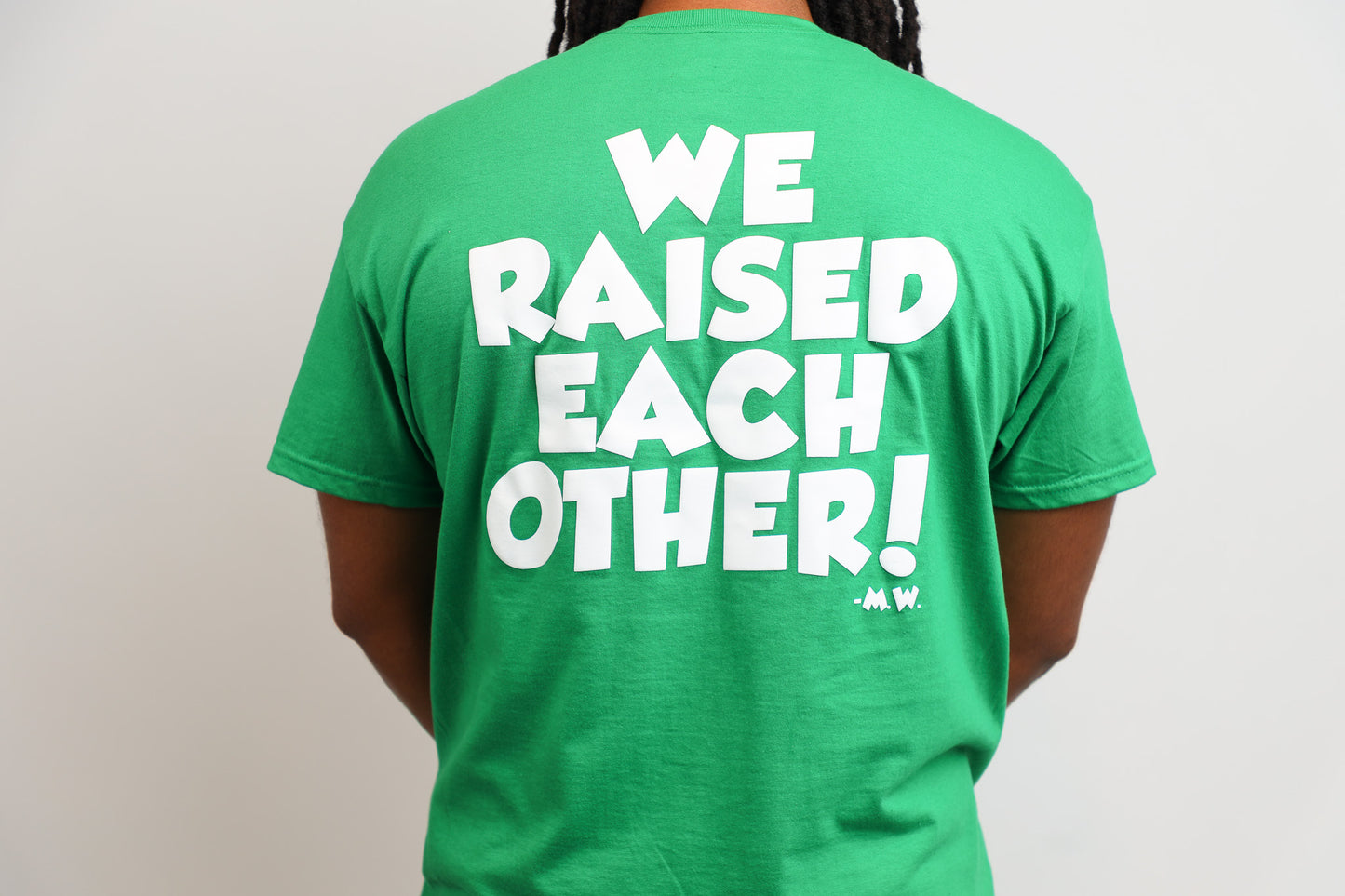Special Edition Green COG PFA “We Raised Each Other” T-Shirt (Unisex)